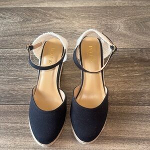 J. Crew Black Women's Espadrille Sandals